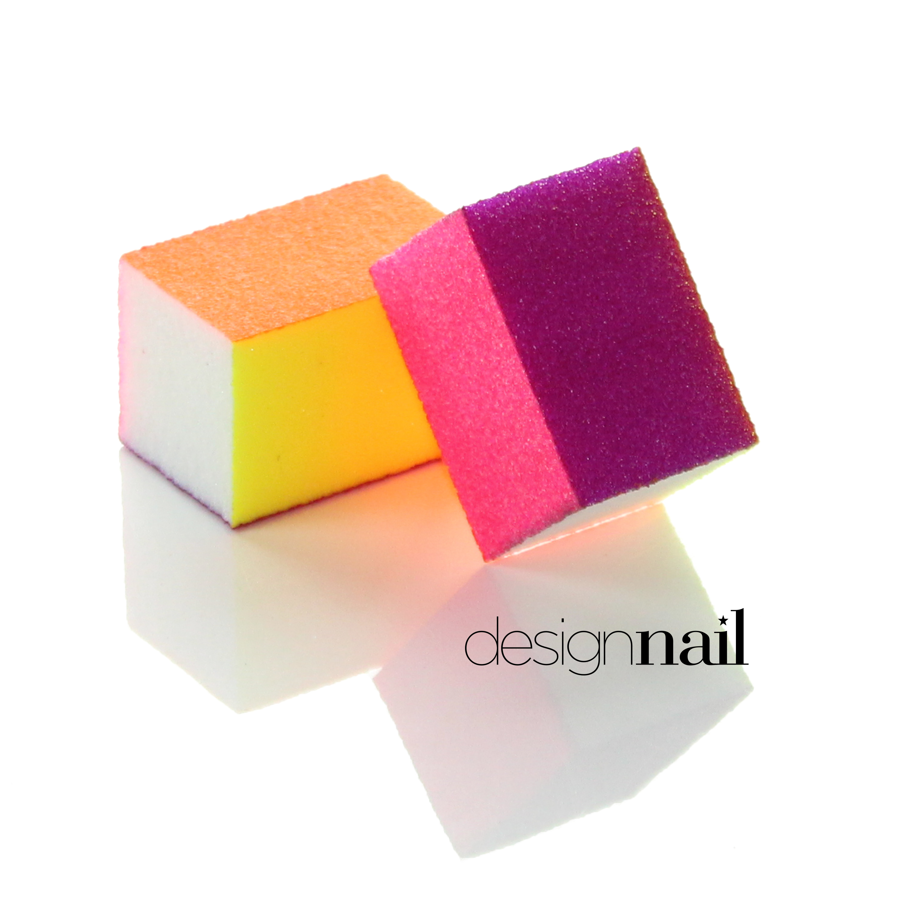 Neon Mini 4 Sided Sanding Block by Design Nail