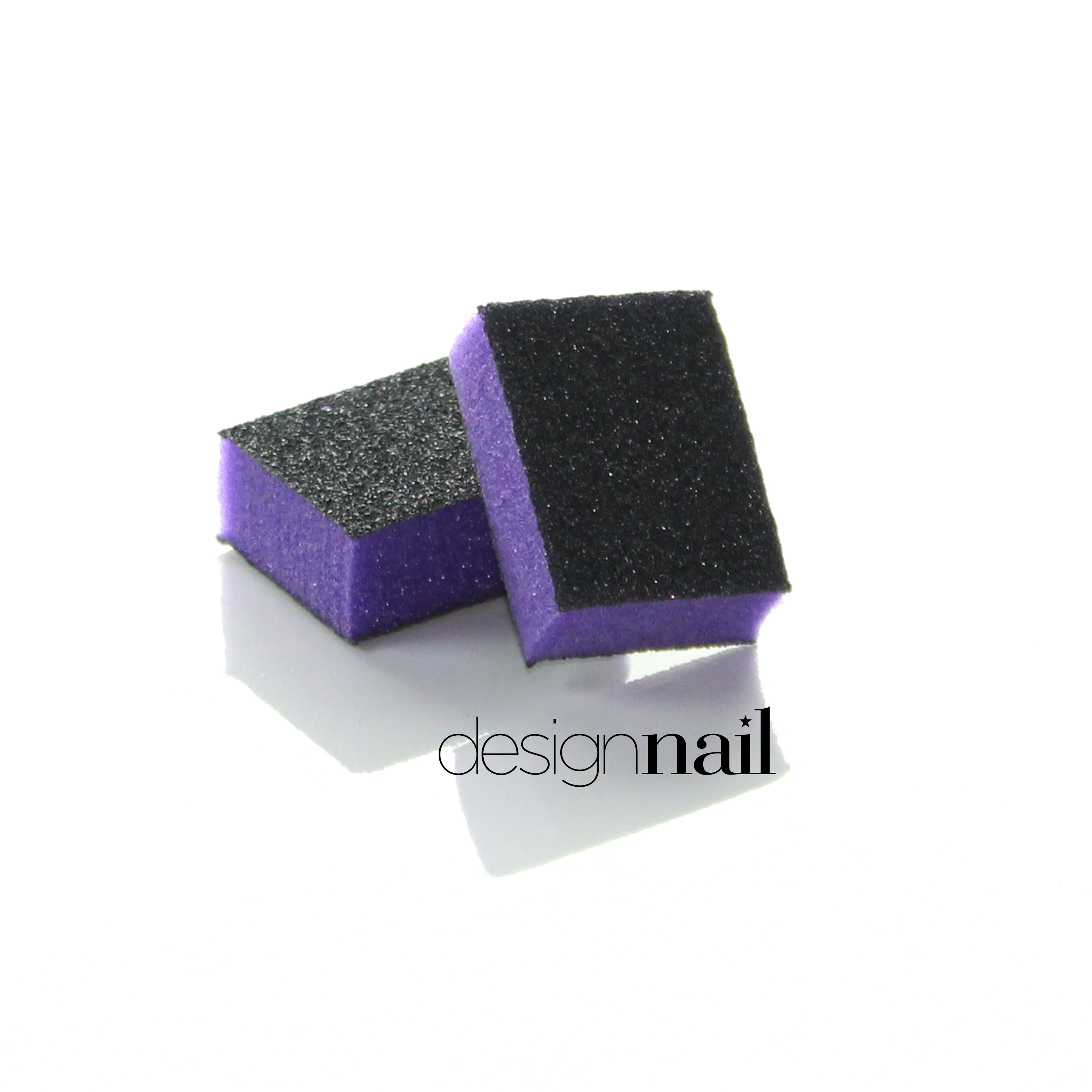 Purple and Black Mini 2 Sided Sanding Block by Design Nail